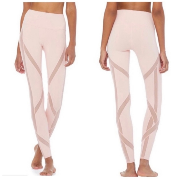 Alo yoga Blush pink Medium leggings - Picture 1 of 4